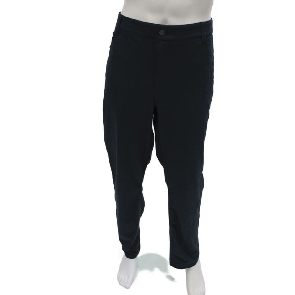 Johnnie-o Mens Khakis Blue Polyester Button Golf Inseam 32 Size 40
